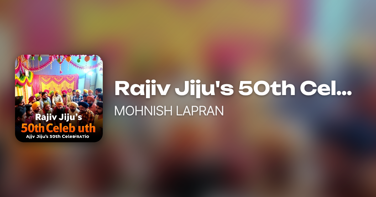 Rajiv Jiju's 50th Celebration by MOHNISH LAPRAN | Neume